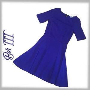BAR III Royal Blue Career Dress - S